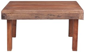 283918 vidaXL Маса за кафе, 60x45x23 см, махагоново дърво масив