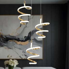 Висяща LED лампа G075-3CPR Gold