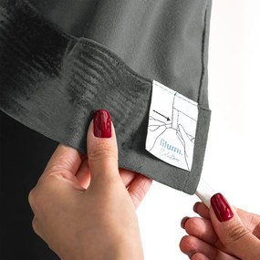 Тъмносива затъмняваща завеса 200x250 cm Velto – Filumi