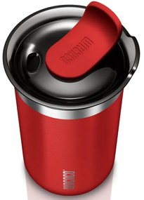 Термо чаша Wacaco Octaroma Lungo Carmine Red, 300ml, Вакуумно изолирана, Двойни стени, Без BPA, Червен