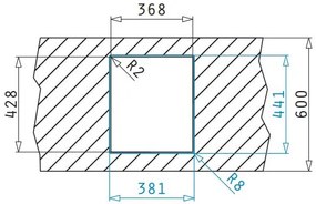 мивка Pyramis Lume 1B-34X40