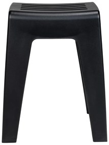 Черна табуретка за душ Kumba - Wenko