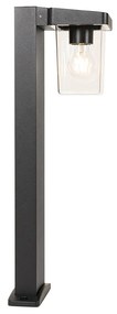 Модерна външна подова лампа черна 60 см IP54 - Chimay