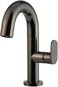 Батерия за умивалник с клапан Clic Clac Slim Vicario-Черен гланц