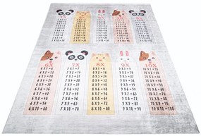 Детски килим с мотив на малка таблица за умножение Ширина: 120 см | Дължина: 170 см