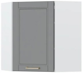 Висящ ъглов шкаф Tahoma V7-UG-1K-Graphite