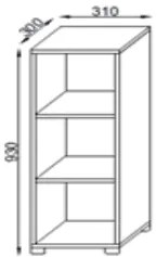 Етажерка БЕН 1 х 3