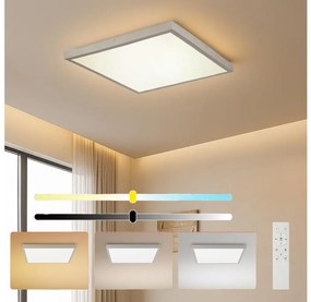 Brilagi - Димируемо LED осветително тяло за баня FRAME SMART LED/50W/230V 60x60 IP44 + дистанционно управление