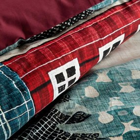 Коледно памучно спално бельо със зимен пейзаж Ширина: 160 см | Дължина: 200 см