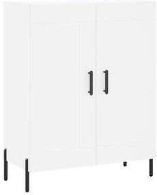 830204 vidaXL Сайдборд, бял, 69,5x34x90 см, инженерно дърво