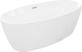 Mexen Lira свободностояща вана модел 170 x 80 см, бяла, хромиран прелив - 52831708000-01