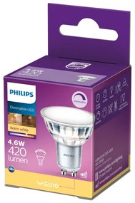 LED Димируема крушка Philips GU10/4,6W/230V 2700K