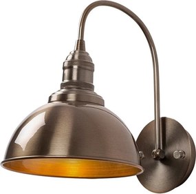 Стенна лампа в месингов цвят ø 21 cm Varzan – Opviq lights