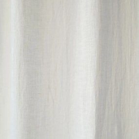 Бяла ленена олекотена завеса с тунел Daytime, 250 x 130 cm - Linen Tales