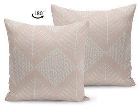 Възглавница с пълнеж Розова Коледа, 43 x 43 cm - Kate Louise