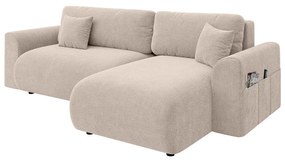 Бежов разтегателен ъглов диван (променлив) Lorine – Ropez