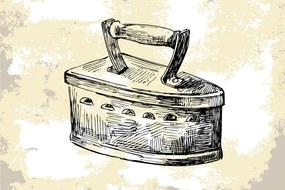 Самозалепващ тапет – Ретро ютия