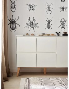 Бял детски скрин , 148 x 92 cm Swing - Pinio