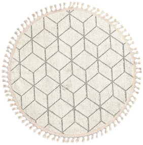 Килим Bukle 1407, цвят Бял, 80 cm см