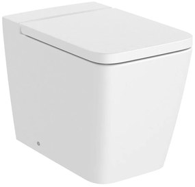 Тоалетна чиния Roca SQUARE - A347537620, долепена до стената, двойно оттичане, 36x56x40см