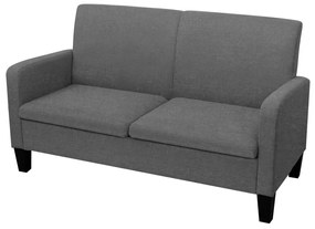 Sonata Двуместен диван, 135х65х76 см, тъмносив