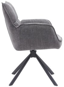 Сиви тапицирани трапезни столове в комплект 2 бр. Marilla – Unique Furniture