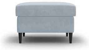 Светлосиня кадифена табуретка Kyoto – Cosmopolitan Design