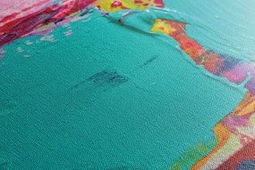 Картина на платно – Художествено произведение на абстрактен дизайн