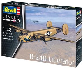 Сглобяем модел, Revell, B-24D Liberator, 197 части