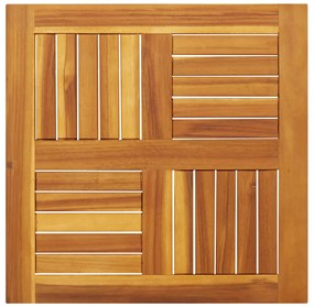 4004254 vidaXL Плот за маса, 60x60x2 см, квадратен, акациево дърво масив