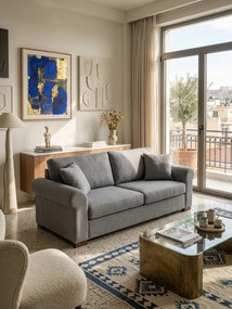 Диван Orpheas триместен-230φ 90D cm-Light gray