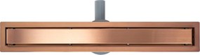 Линеен отводнител REA Neox pro Brushed Copper 70