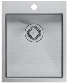 Стоманена мивка RUSSEL 90 BRUSH NICKEL