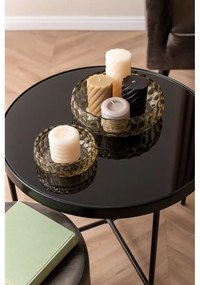 Сива многослойна свещ, височина 7,5 cm Layered Circles - PT LIVING