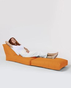 Градински пуф Siesta Sofa Bed Pouf, цвят Оранжев