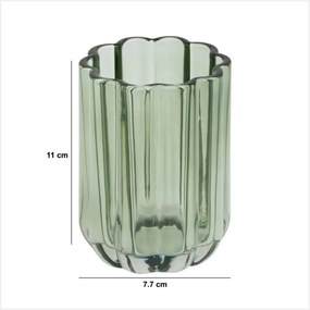 Поставка за четки за зъби 5five Florea, Стъкло - Кехлибар