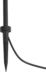 Модерен градински прожектор 12V черен 10 см вкл. LED IP65 - Lino