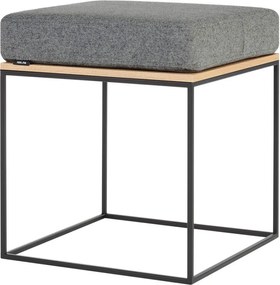 Сив тапициран стол Feo – noo.ma