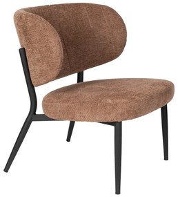 Оранжево-кафяво кресло Sanne – White Label