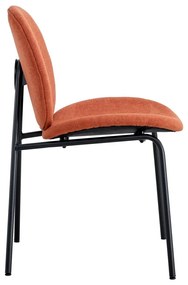 Трапезни столове в комплект от 2 броя в тухлен цвят Cori - Marckeric