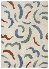 Кремав килим 160x230 cm Squiggle - Flair Rugs