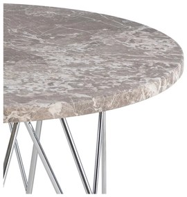 Мраморна кръгла странична масичка ø 55 cm Prunus – Actona