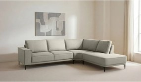 Светлосив ъглов диван (десен ъгъл) Copenhagen – Scandic