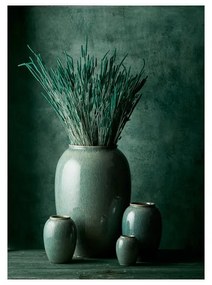 Зелена глинена ваза (височина 20 cm) Gastro Green – Bitz