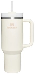 Кремав термос със сламка от неръждаема стомана 1,18 l Quencher H2.0 FlowState Tumbler Cream – Stanley