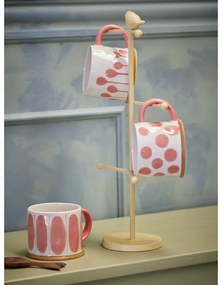 Глинени чаши в комплект от 3 бр. в цвят сьомга/кремави 450 ml Linora – Bloomingville