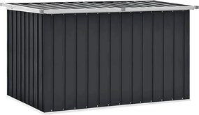 46267 vidaXL Градински сандък за съхранение, антрацит, 149x99x93 см
