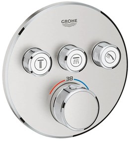 Термостат за вграждане, 29121DC0 Grohtherm SmartControl, Grohe, с 3 извода