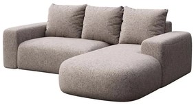 Сив ъглов диван (десен ъгъл) Feiro - MESONICA