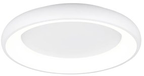 Бяло LED затъмняващо се осветително тяло за таван Cardona – Trio